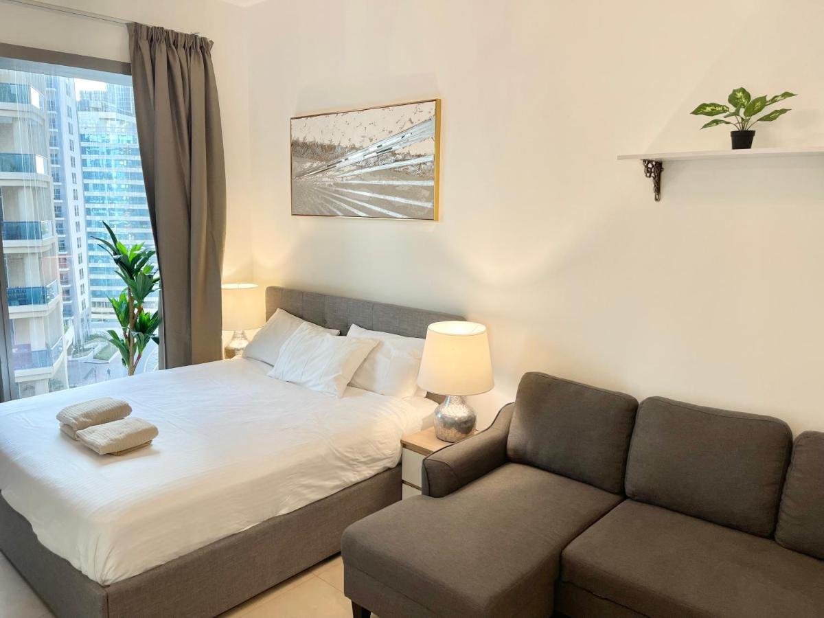 Super Elegant Studio Apartment-Sparkle Tower By Sweet Homes Dubai Buitenkant foto