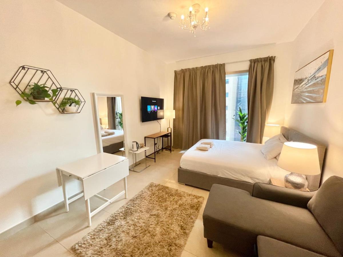 Super Elegant Studio Apartment-Sparkle Tower By Sweet Homes Dubai Buitenkant foto