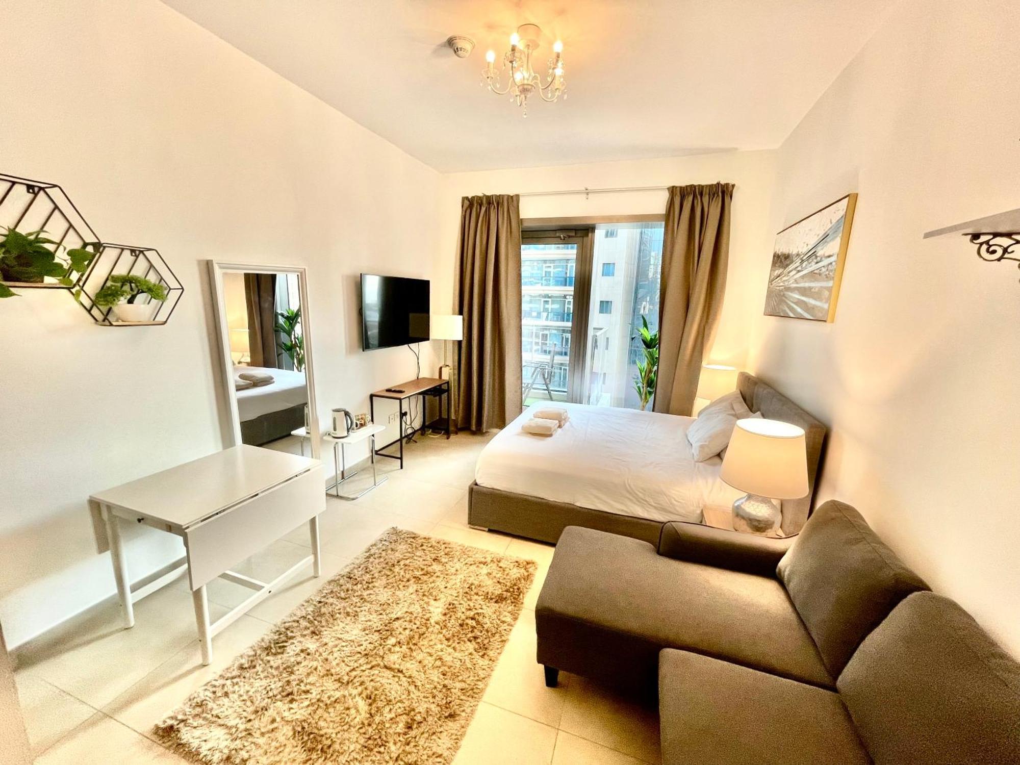 Super Elegant Studio Apartment-Sparkle Tower By Sweet Homes Dubai Buitenkant foto